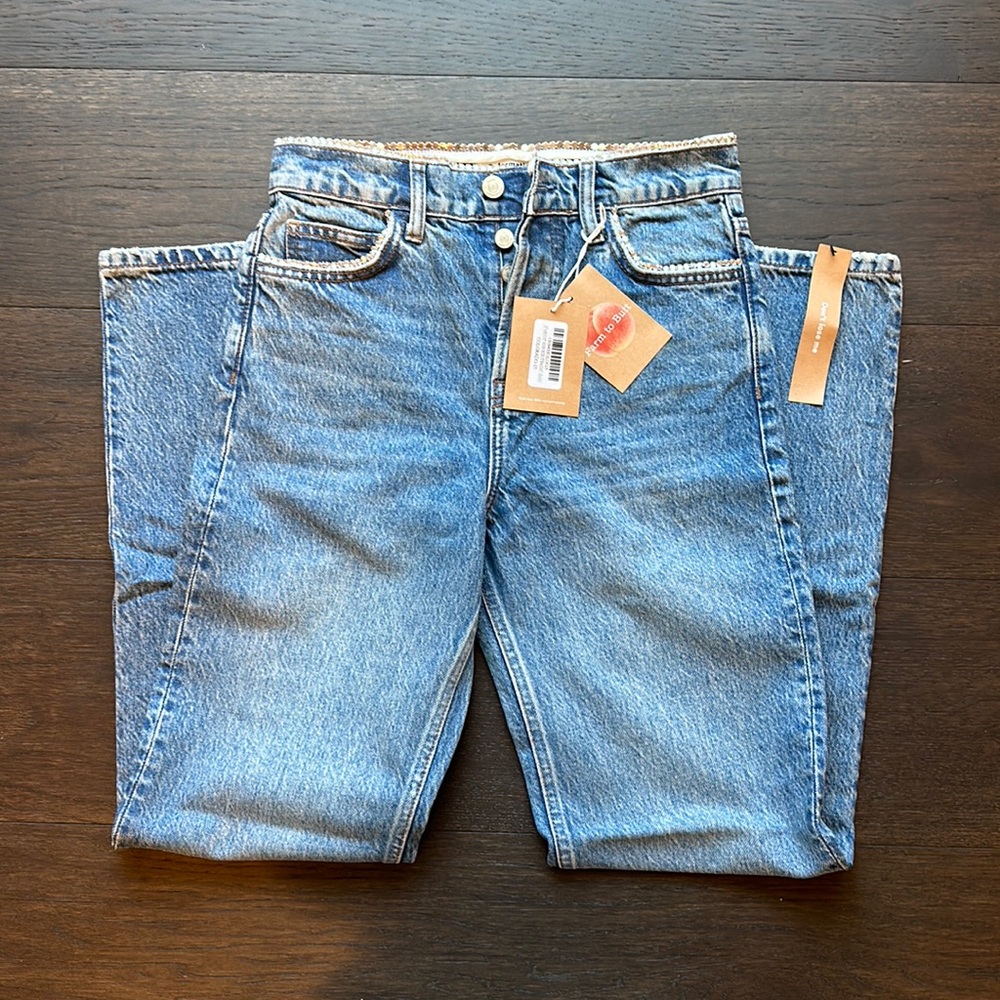 Reformation Stardust High Rise Straight Jeans